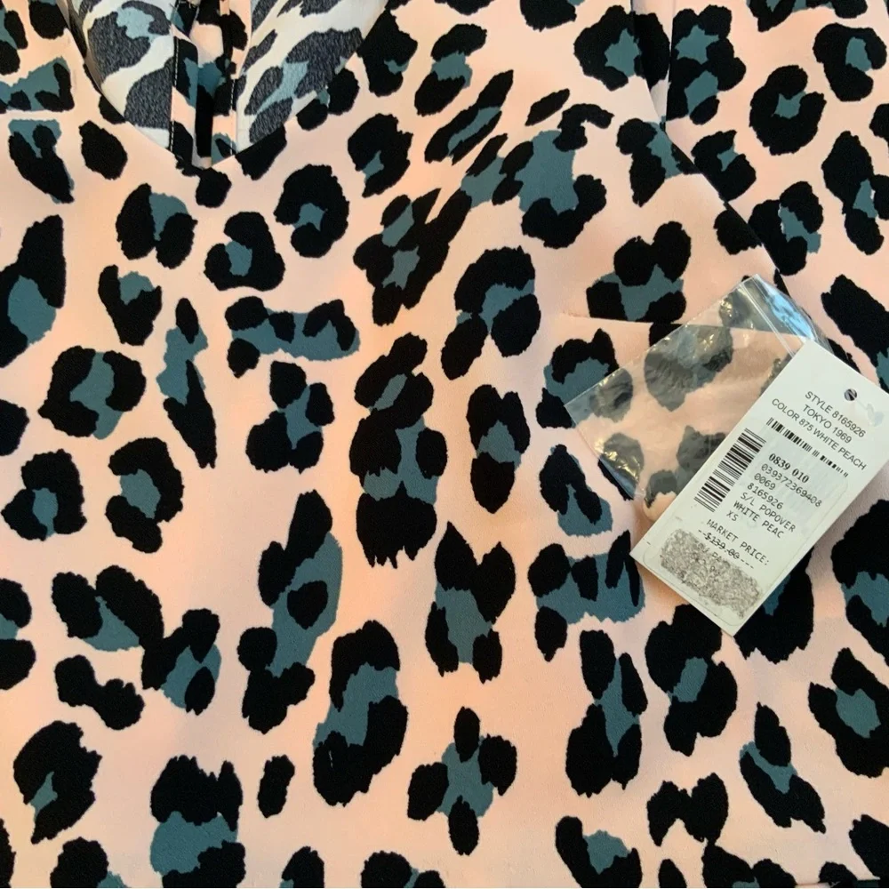 1. State Leopard Animal Print Mini Sleeveless Dress Size XS - Picture 10 of 12